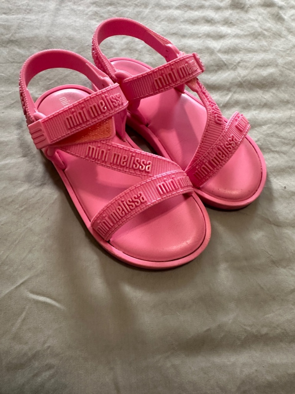 MINI PINK MELISSA SANDALS SIZE 11